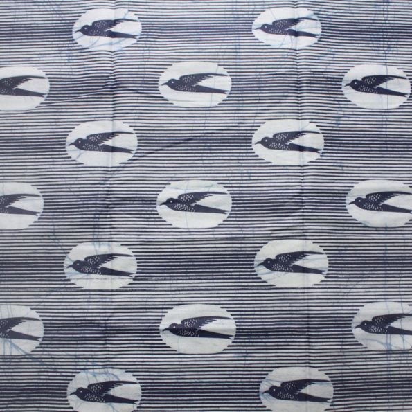 Speedbird African Print in Blue- Fat Quarter | Urbanstax