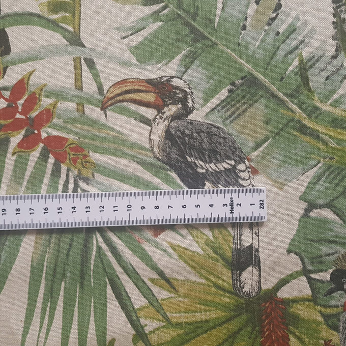 Tropical Bird Fabric