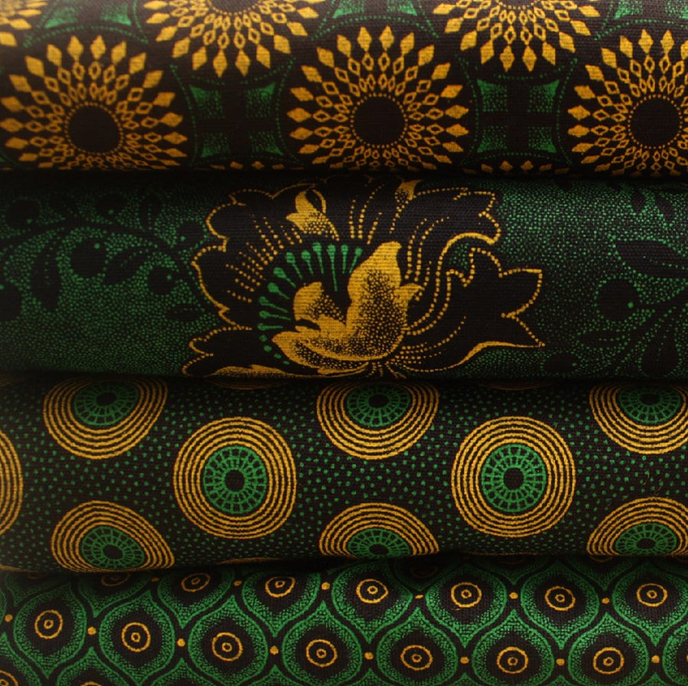 Shweshwe; an African print fabric from South Africa